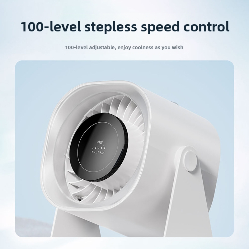 Weile Star 25 nový stolný ventilátor inteligentný digitálny displej malý ventilátor 100 nekonečný stolný nástenný ventilátor s dvojitým účelom
