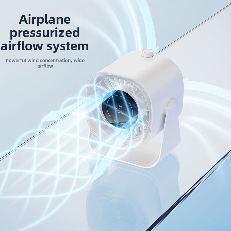 Weile Star 25 nový stolný ventilátor inteligentný digitálny displej malý ventilátor 100 nekonečný stolný nástenný ventilátor s dvojitým účelom