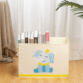Κουτί αποθήκευσης παιχνιδιών Oxford Cloth μεγάλης χωρητικότητας 62 λίτρων για παιδιά, πλενόμενο, με σχέδια για ρούχα σπιτιού