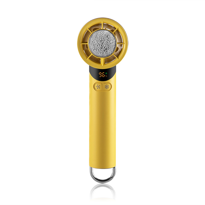 2025. aasta uus kiire külmkompressiga pihuventilaator, õues kasutatav pika elueaga karabiin, kaasaskantav koomiksiga laetav väike ventilaator