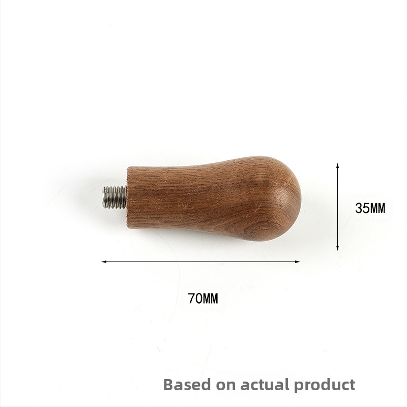 Itaalia kohvi põhjatu käepide pähklipuu käepide metallkäepide modifitseeritud tarvikud M10