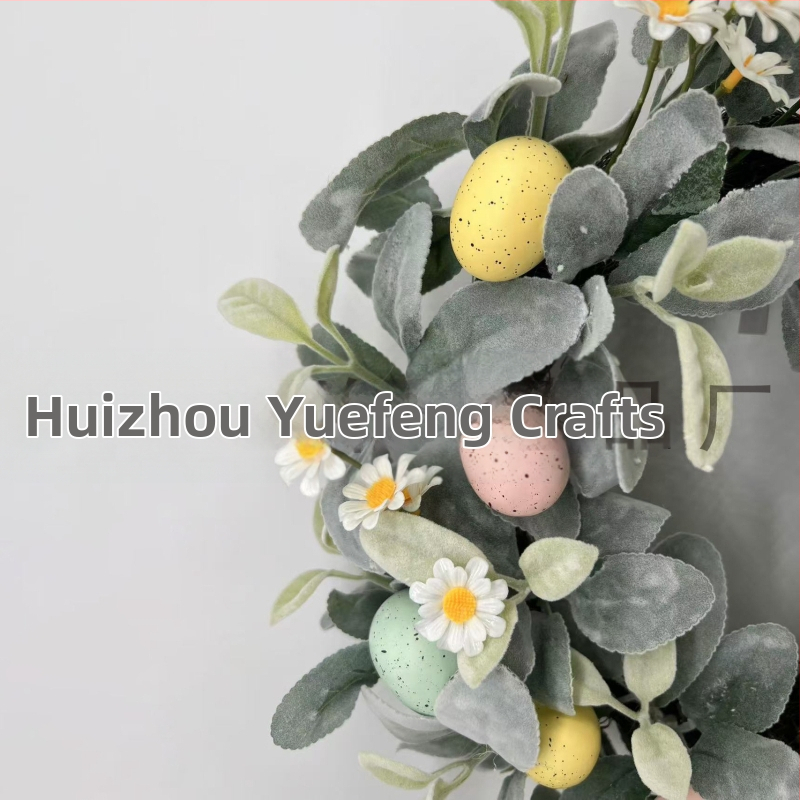 2025 Трансгранични Amazon Нови Великденски Декорации Великденски Яйчен Венец Висяща Декорация Хотел Дом Стенен Окачване