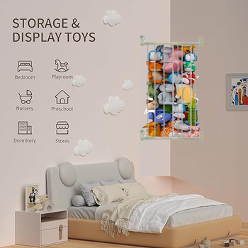 Plüss Állatos Magasságú Függő Gyermek Baba Töltelékdoboz Baba Hordó Óvodai Játék Tároló Állvány