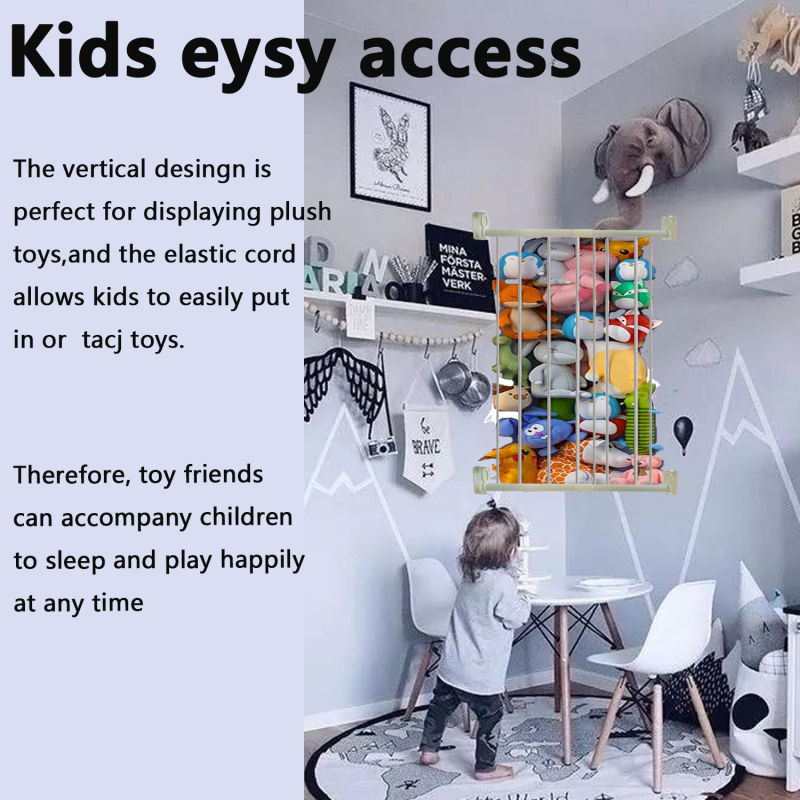 Plüss Állatos Magasságú Függő Gyermek Baba Töltelékdoboz Baba Hordó Óvodai Játék Tároló Állvány