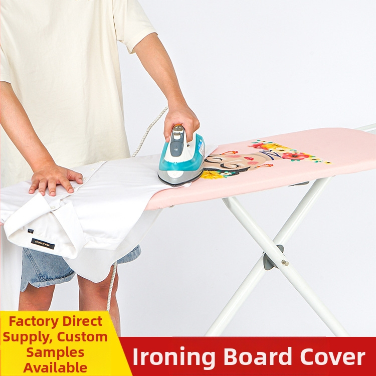 „Amazon“ karšto pardavimo lyginimo lentos audinio užvalkalas, skaitmeninės spaudos lyginimo lentos dulkių užvalkalas, sutankintas lyginimo spausdinimo lyginimo lentos užvalkalas