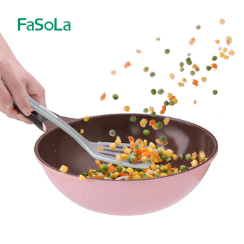 „FaSoLa“ buitinė nelimpanti keptuvė, atspari aukštai temperatūrai, nailono kastuvas, silikoninis virtuvės kepimo kastuvas, sriubos šaukštas, be traumų, kastuvas, šaukštas