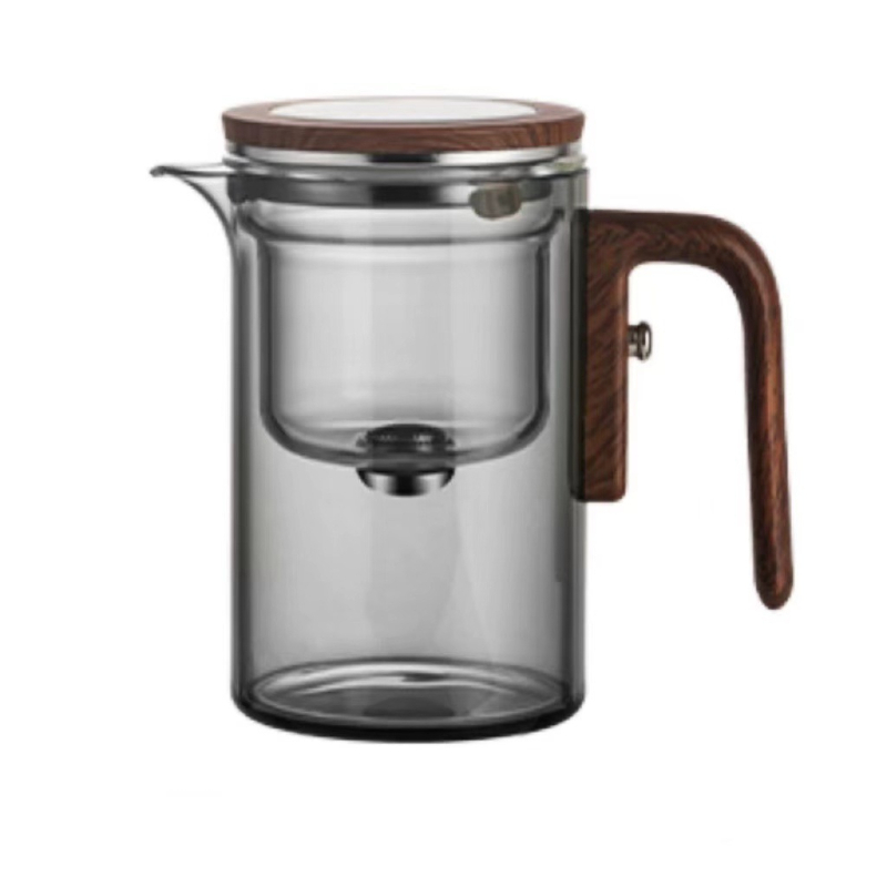 Teekann, tee, vee eraldamine, teetass, kuumakindel, täisklaasist sisepott, ujuv tass, magnetilise neeldumisega tee artefaktiga teekannu teekomplekt