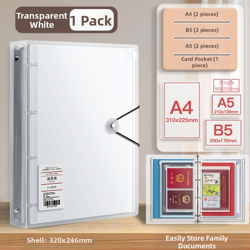 Чанта за документи, козметика, сертификат, класьор, съхранение на книги, защитен калъф, информационна чанта за семейство, прозрачна бебешка лична карта