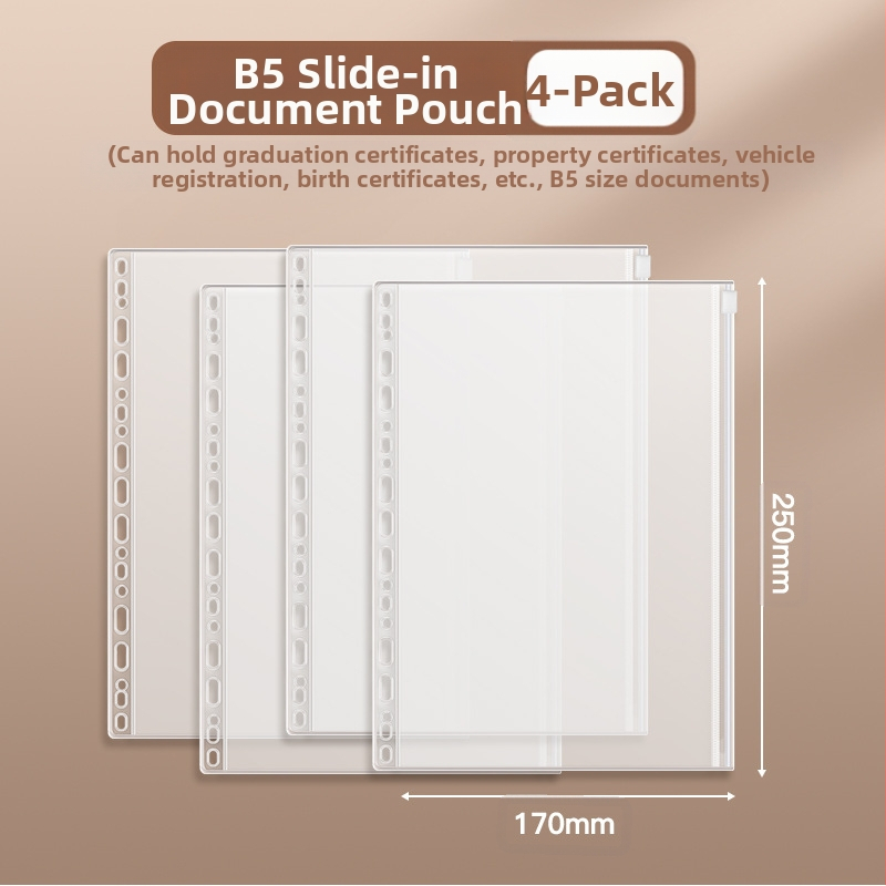 Чанта за документи, козметика, сертификат, класьор, съхранение на книги, защитен калъф, информационна чанта за семейство, прозрачна бебешка лична карта