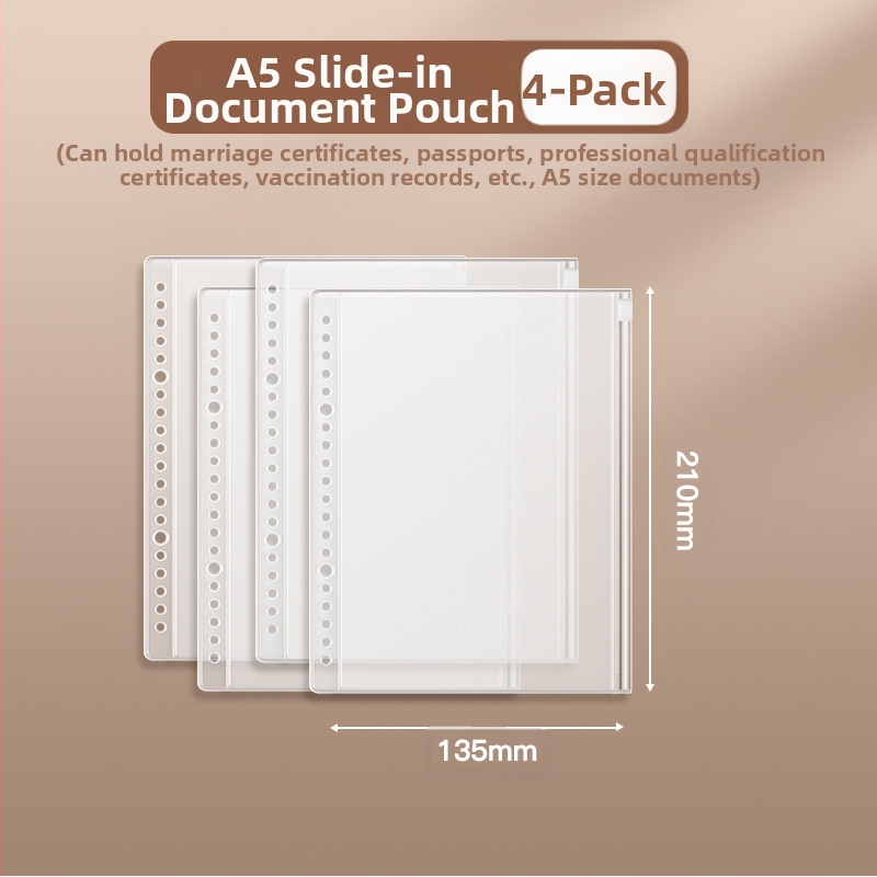 Чанта за документи, козметика, сертификат, класьор, съхранение на книги, защитен калъф, информационна чанта за семейство, прозрачна бебешка лична карта