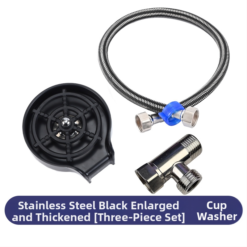 Háztartási rozsdamentes acél nagynyomású csészemosó konyhai mosogató kereskedelmi bár automata mosócsésze műtárgy ABS műanyag