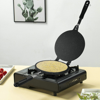 Torto forma Buitinė apvali traškumo kepimo mašina Dujinė dvipusė skarda Kepimo įrankiai Sausainių užkandžių suktinukas Kiaušinių suktinukų forma