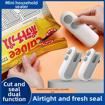 Japonijos sandarinimo mašina, naujas mažas nešiojamas užkandžių artefaktas, buitinis magnetinis siurbimo rankinis slėgis, plastikinis maišelis, sandarinantis stipriai