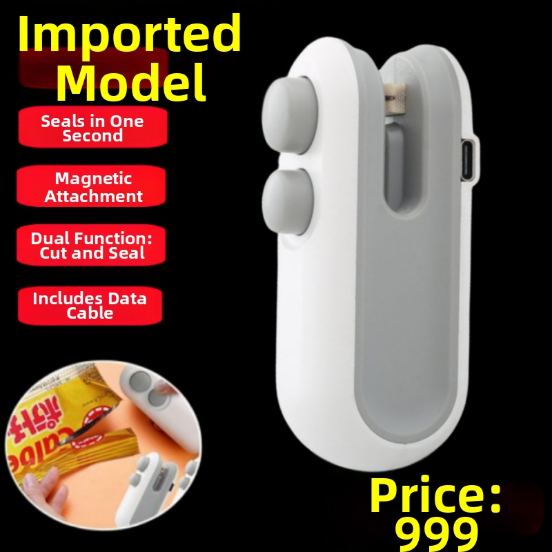 Japonijos sandarinimo mašina, naujas mažas nešiojamas užkandžių artefaktas, buitinis magnetinis siurbimo rankinis slėgis, plastikinis maišelis, sandarinantis stipriai