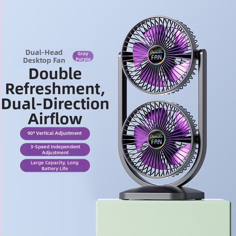 Naujas ventiliatorius USB įkrovimo ventiliatorius stalinis ventiliatorius didelis vėjo dvikryptis ventiliatorius lauko kempingo ventiliatorių gamintojai