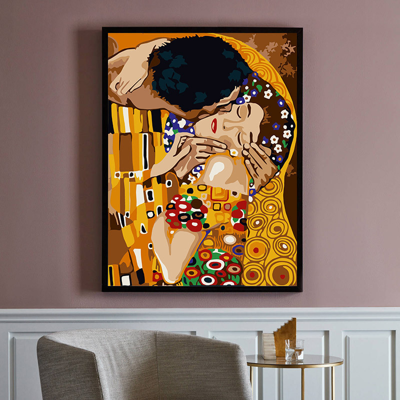 Digitaalse õlimaali hulgimüügi koolituskursus, maalimise õppimine, käsitsi täitmine, õlimaali õpetamine, maastikumaal 4050 sisemise raamiga