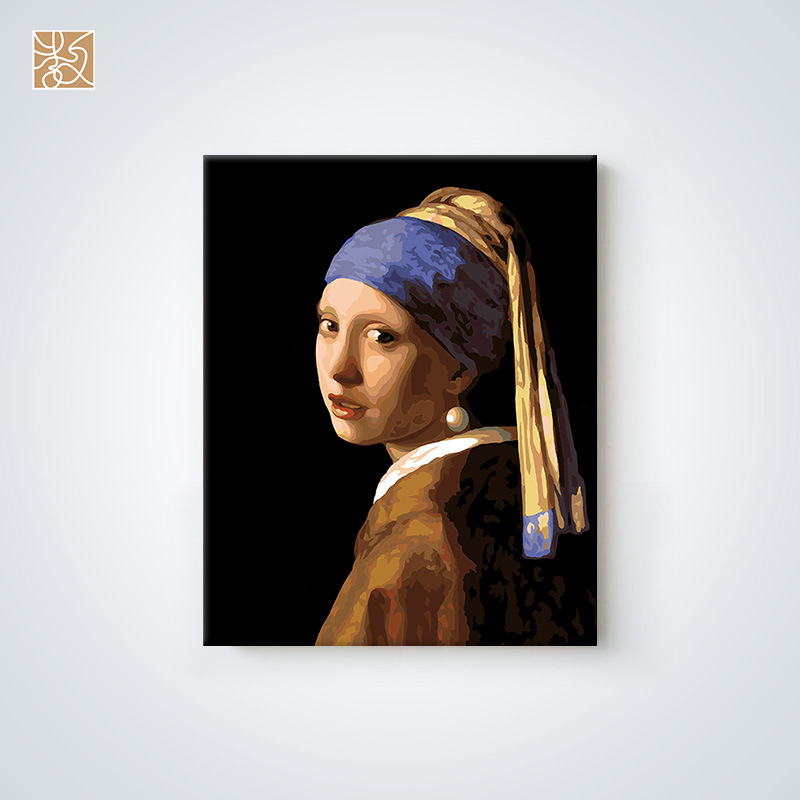 Digitaalse õlimaali hulgimüügi koolituskursus, maalimise õppimine, käsitsi täitmine, õlimaali õpetamine, maastikumaal 4050 sisemise raamiga