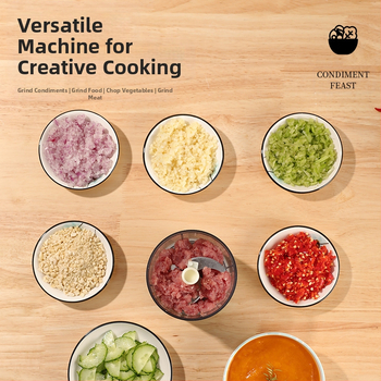 Безжична домакинска многофункционална машина за готвене с месомелачка