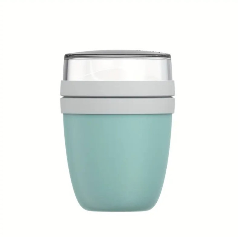 Kaerahelveste lõunasöögi jagajaga tass 700 ml kaasaskantav jogurtitops kaanega salatihelveste tops kaanega tass