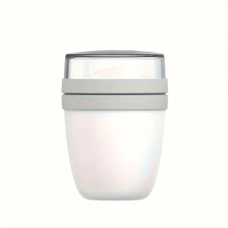 Kaerahelveste lõunasöögi jagajaga tass 700 ml kaasaskantav jogurtitops kaanega salatihelveste tops kaanega tass