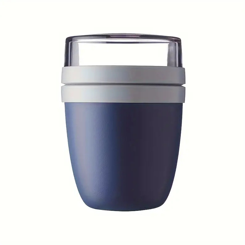 Kaerahelveste lõunasöögi jagajaga tass 700 ml kaasaskantav jogurtitops kaanega salatihelveste tops kaanega tass