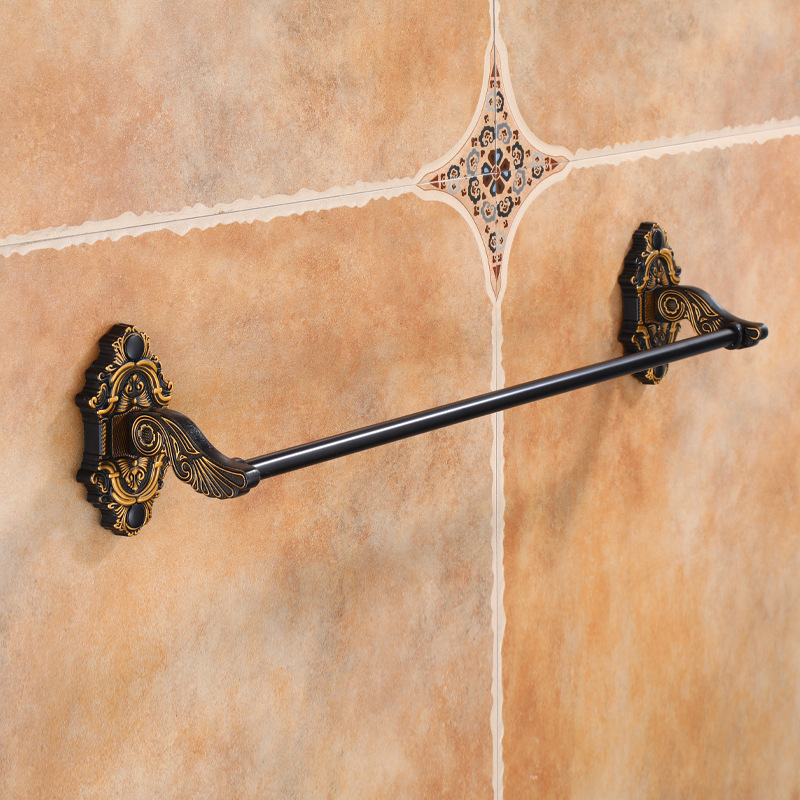 Euroopa stiilis retro tualettruumi vannitoa seinale kinnitatav rätikuriiul metallist alumiiniumist barokkstiilis loominguline ühepoolne rätik