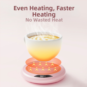 Трансгранични производители на подложки за чаши с постоянна температура, интелигентни битови изолационни подложки с тристепенно регулиране, 55-градусови нагревателни подложки с постоянна температура