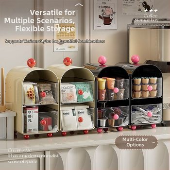 Οικιακή Δημιουργική Αποθήκευση Τσαγιού Απλό Κουτί Αποθήκευσης Ράφι Αποθήκευσης Καφέ Διάφορα Μπαρ Γραφείο Επιτραπέζιο Τσάι