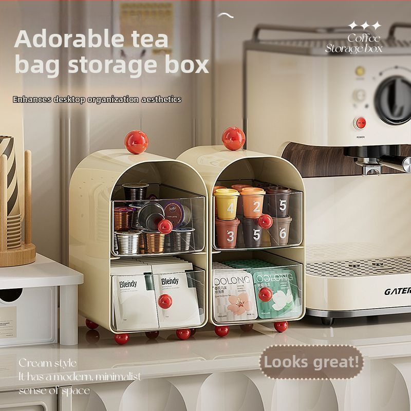 Buitinė kūrybinė laikymo arbata Paprasta laikymo dėžutė Kavos laikymo lentynėlė Įvairūs baro biuro darbalaukio arbata