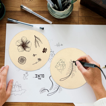 Ξύλινα τσιπς από παουλόβνια διακόσμηση σπιτιού ξύλινα τσιπς παιδικά diy πινακίδα σχεδίασης βάση για σουβέρ ξύλινο χειροποίητο μενταγιόν στρογγυλό σχήμα