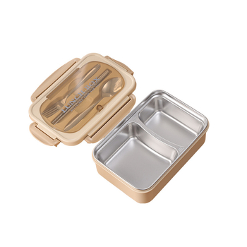 304 roostevabast terasest isoleeritud õpilaste lõunasöögikarp tööle kaasaskantav suletud võrega bento-karbi lõunasöögikarp logoga trükkimisega