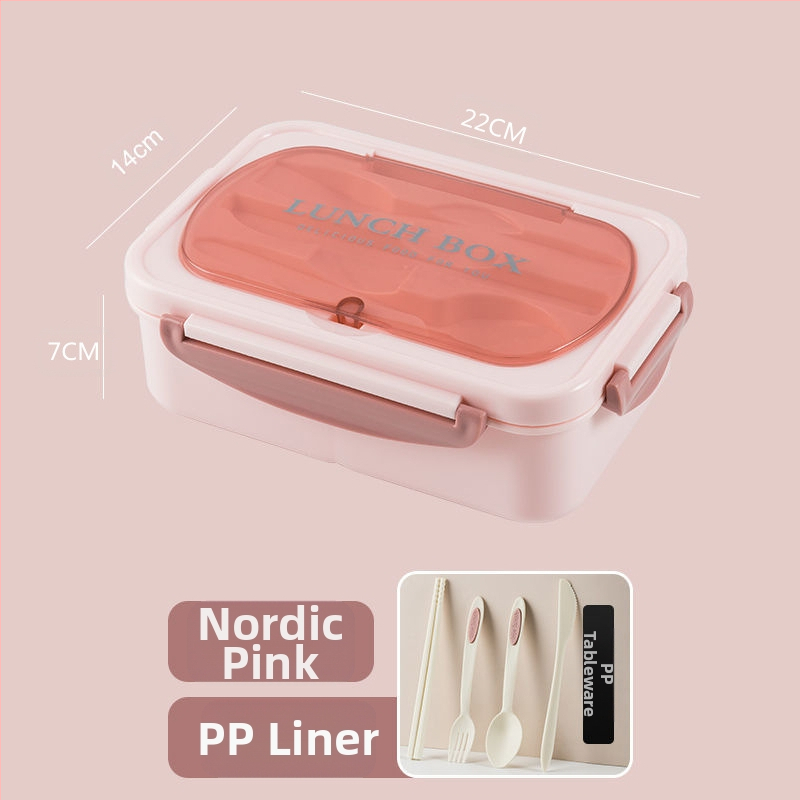 304 roostevabast terasest isoleeritud õpilaste lõunasöögikarp tööle kaasaskantav suletud võrega bento-karbi lõunasöögikarp logoga trükkimisega