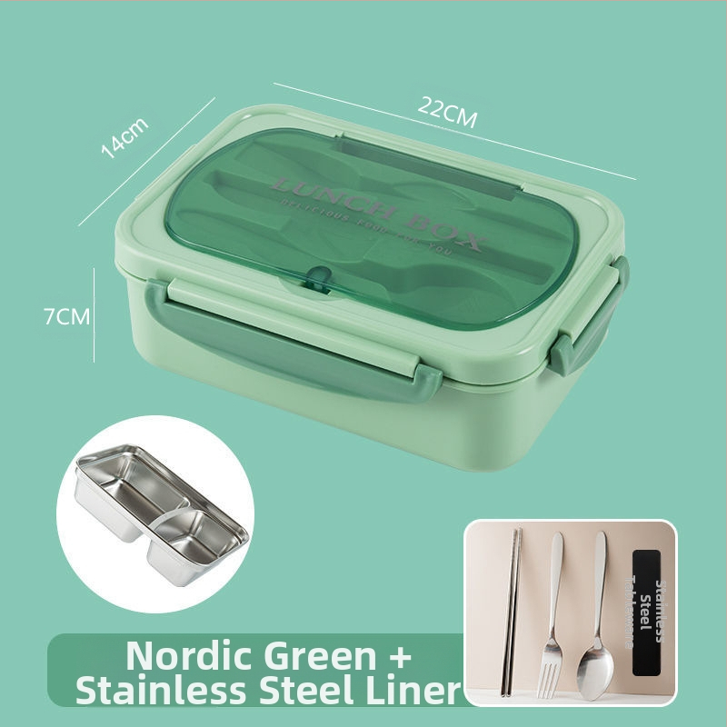 304 roostevabast terasest isoleeritud õpilaste lõunasöögikarp tööle kaasaskantav suletud võrega bento-karbi lõunasöögikarp logoga trükkimisega