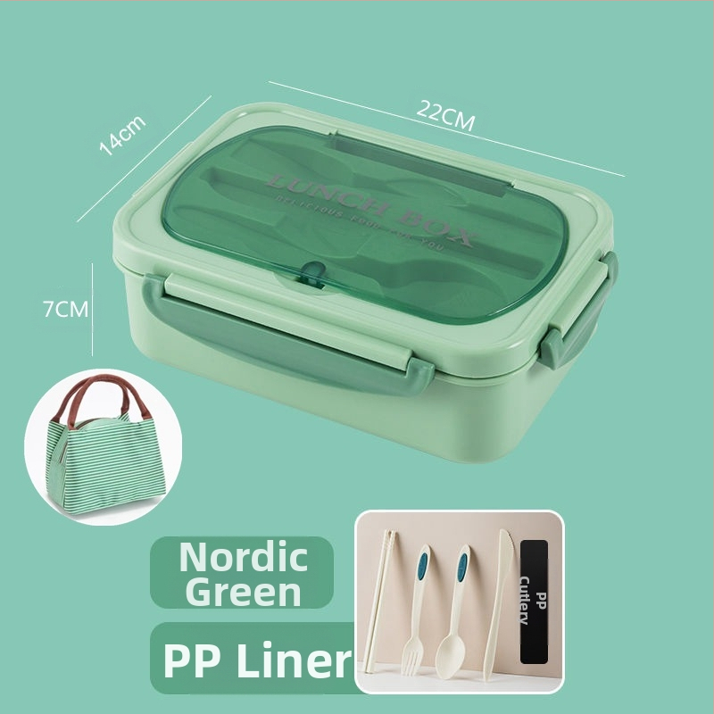 304 roostevabast terasest isoleeritud õpilaste lõunasöögikarp tööle kaasaskantav suletud võrega bento-karbi lõunasöögikarp logoga trükkimisega