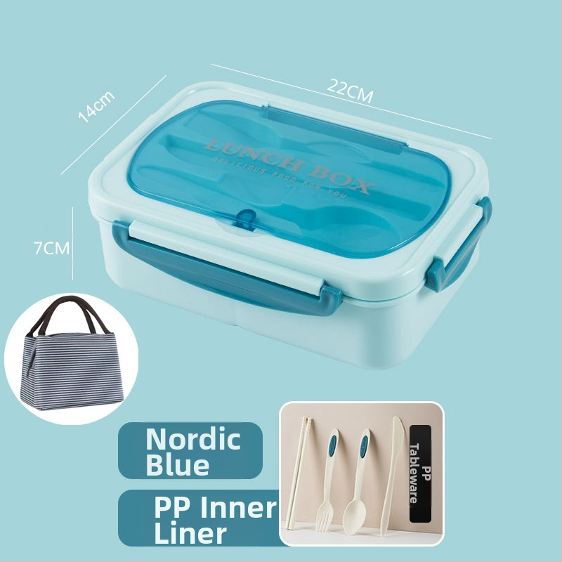 304 roostevabast terasest isoleeritud õpilaste lõunasöögikarp tööle kaasaskantav suletud võrega bento-karbi lõunasöögikarp logoga trükkimisega