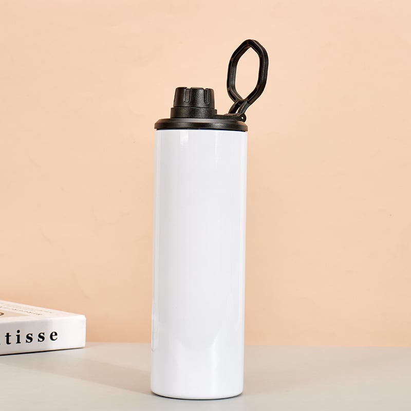 Трансгранична сублимация права права чаша външна преносима дръжка спортна бутилка за вода голяма уста кола езда космическа тенджера