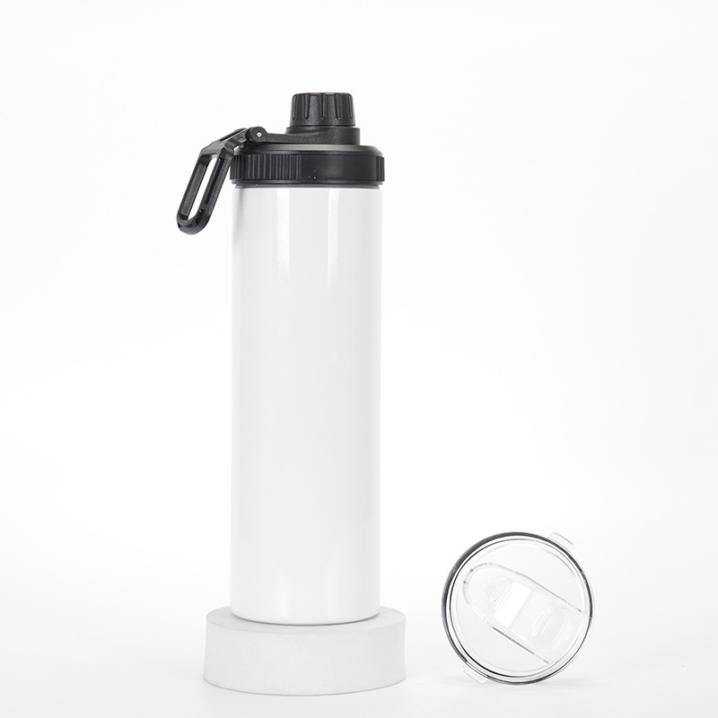 Трансгранична сублимация права права чаша външна преносима дръжка спортна бутилка за вода голяма уста кола езда космическа тенджера