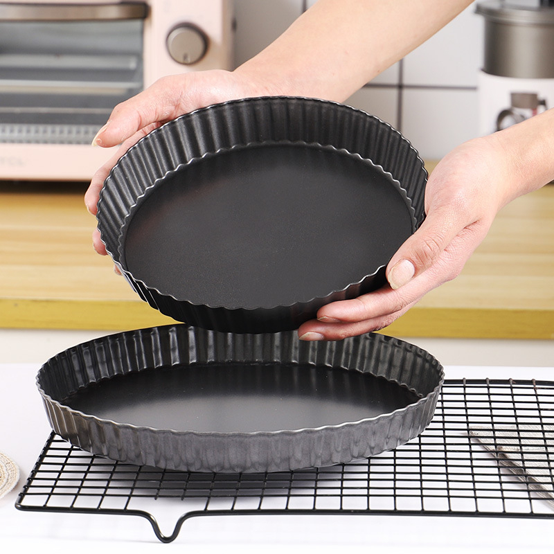 Platňa na koláč s chryzantémami s živým dnom, nepriľnavá, 8-palcová domáca forma na pečenie jablkového koláča, forma na pizzu, plech na pečenie koláčov a pizze