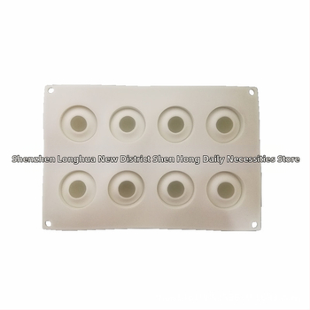 Κατασκευαστής σε απόθεμα 8 τεμαχίων μούχλα σιλικόνης για πασχαλινό κέικ αυγών, ιταλικό-γαλλικό ψήσιμο επιδορπίων