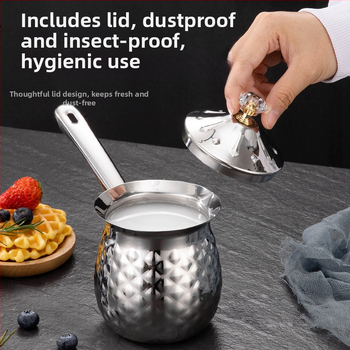 Nerūdijančio plieno kavos aparatas smailiu burna traukiama gėlė puodelis pieno burbulo puodelis pieno puodelis traukiama gėlė stiklainis vaškas puodelis tirpstantis vaškas puodelis