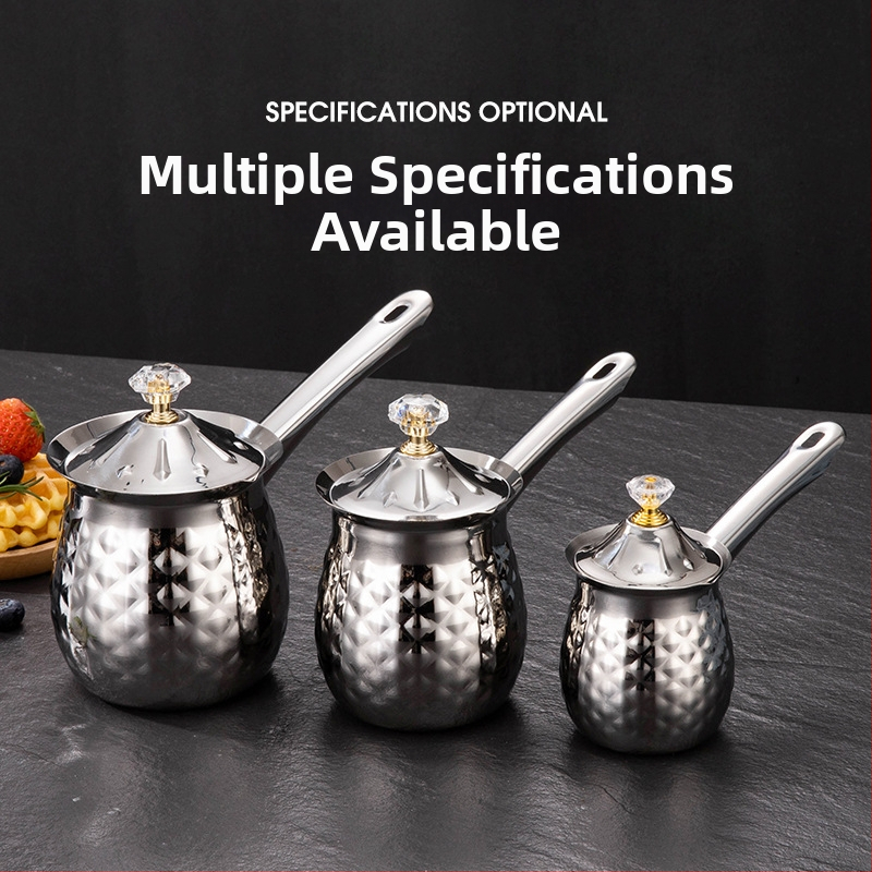 Уред за кафе от неръждаема стомана със заострен отвор, издърпайте чаша с цвете, чаша за мляко с мехурчета, чаша за мляко, издърпайте буркан с цвете, восъчна чаша, чаша за топене на восък