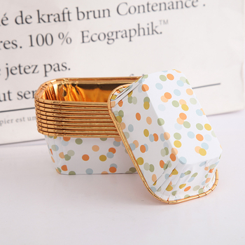 50 paksendatud kuldseid ja hõbedaseid koogivorme, rullsuu, pikad ruudukujulised, suured koogivormid, kõrge temperatuuriga küpsetusvormid