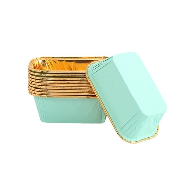 50 paksendatud kuldseid ja hõbedaseid koogivorme, rullsuu, pikad ruudukujulised, suured koogivormid, kõrge temperatuuriga küpsetusvormid