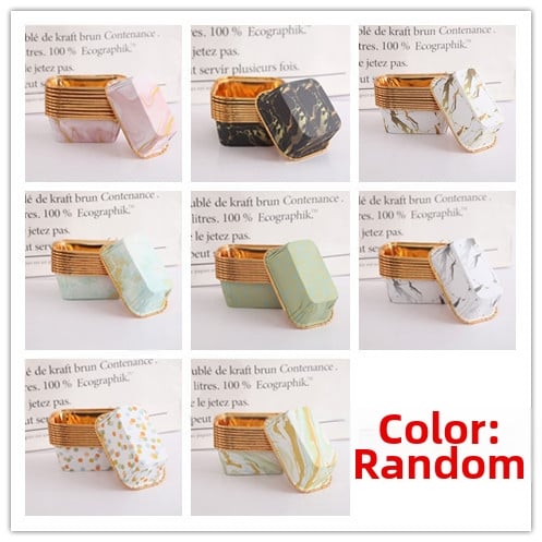 50 paksendatud kuldseid ja hõbedaseid koogivorme, rullsuu, pikad ruudukujulised, suured koogivormid, kõrge temperatuuriga küpsetusvormid