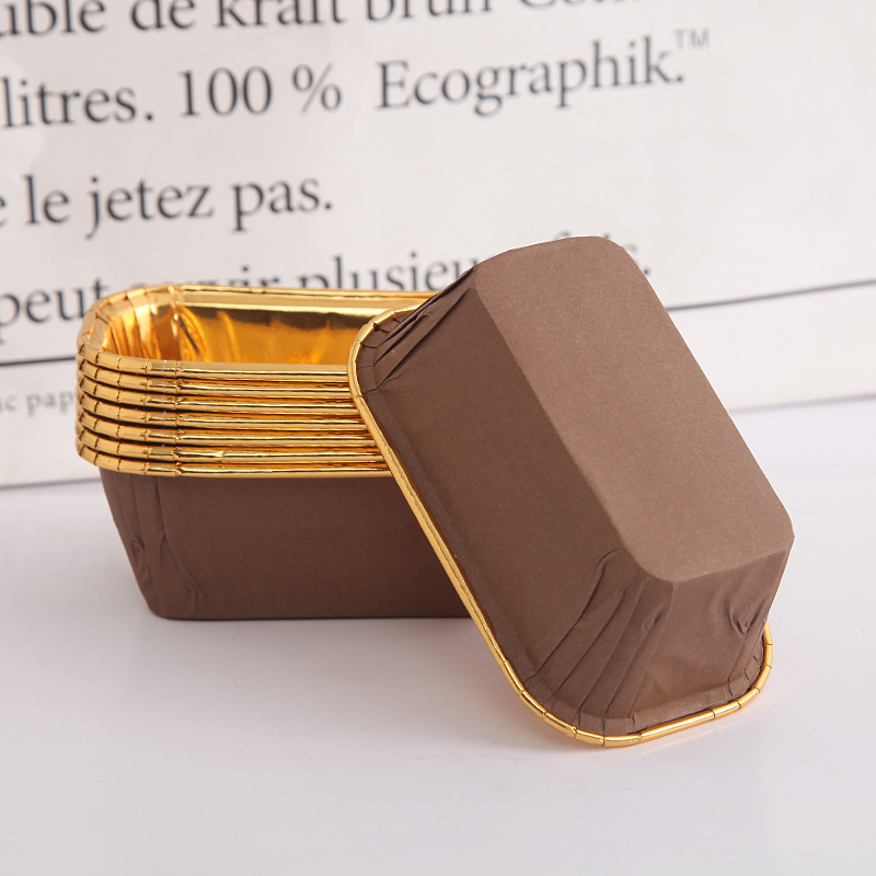 50 paksendatud kuldseid ja hõbedaseid koogivorme, rullsuu, pikad ruudukujulised, suured koogivormid, kõrge temperatuuriga küpsetusvormid