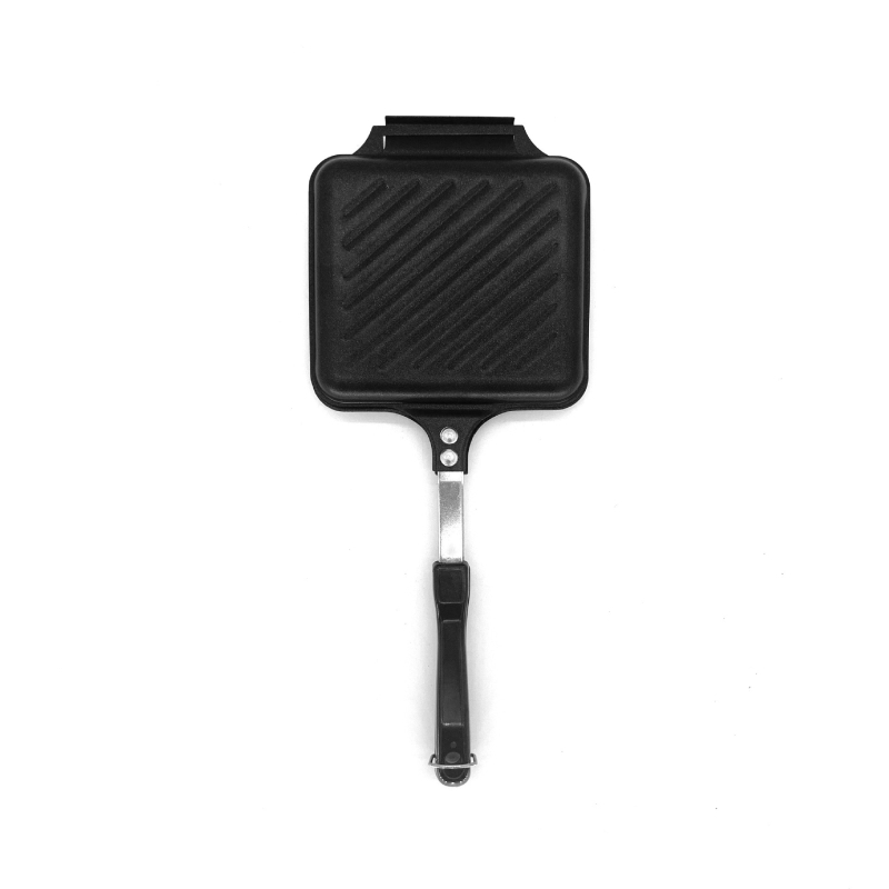 Домакинска двустранна незалепваща тава за печене на сандвичи от чугун, вафлена закуска, тиган за хляб, фабрика директно през граница