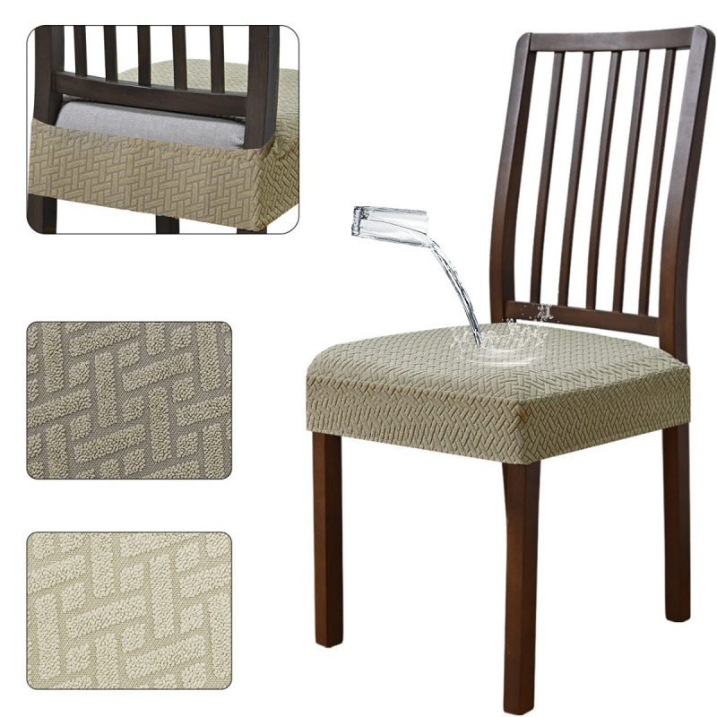 Amazoni piiriülene žakaarmadratsiga T-kujuline veekindel triibuline võre kahekordne elastne toolikate elastne taburetikate istmepinnale sularahaekspediitor