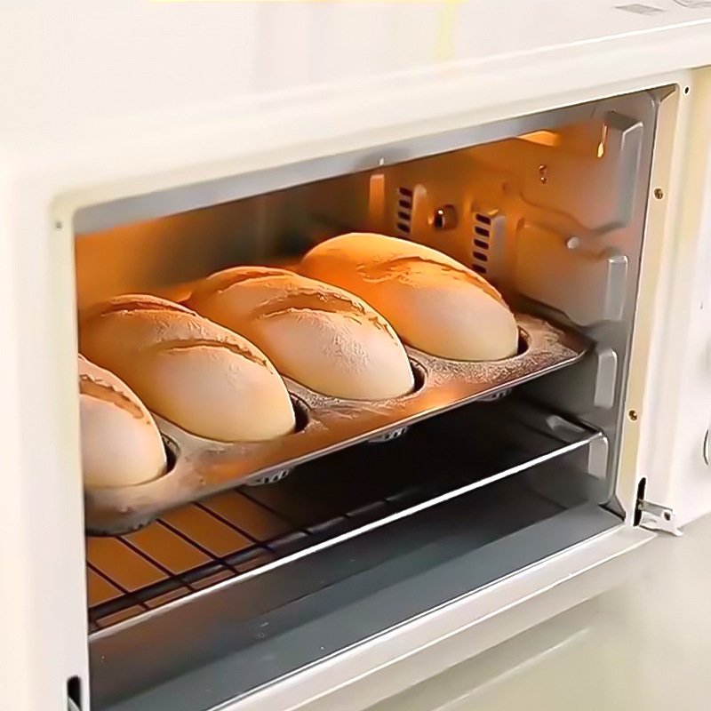 Baguette`i vorm 4 auguga, pikad ribad, prantsuse röstsai, mini hot dogi koogi küpsetusplaat, majapidamistarbed