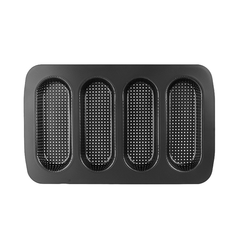 Baguette`i vorm 4 auguga, pikad ribad, prantsuse röstsai, mini hot dogi koogi küpsetusplaat, majapidamistarbed