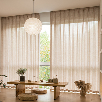 2024 m. naujas sutirštintas lininis langų ekranas, skaidrus, nepermatomas, apsaugantis nuo saulės, izoliacinis ekranas, užuolaidos svetainei, balkonui, miegamajam, užuolaida